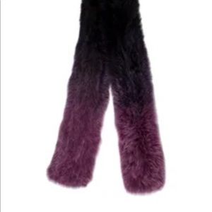 Stunning Jocelyn purple ombré scarf